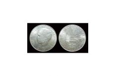 Cuba 1953 Centennial of Jose Marti 1 Peso Silver coin UNC