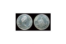 Canada 1975 Queen Elizabeth II Calgary Stampede $1 Silver coin UNC